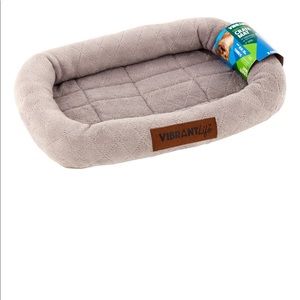 Vibrant life soft crate mat pet bed , gray  18”